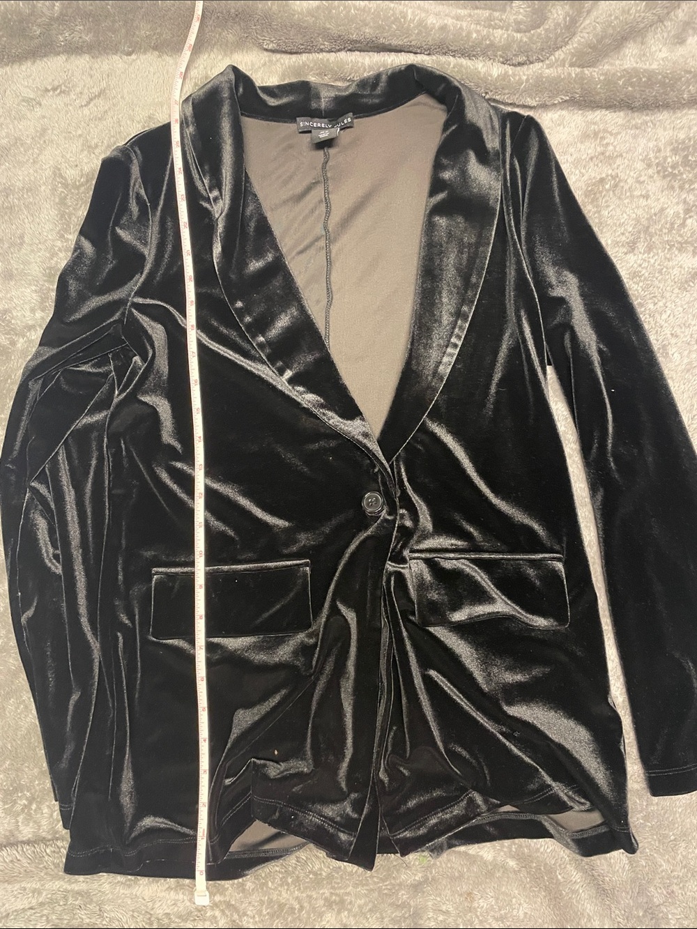 Velvet blazer